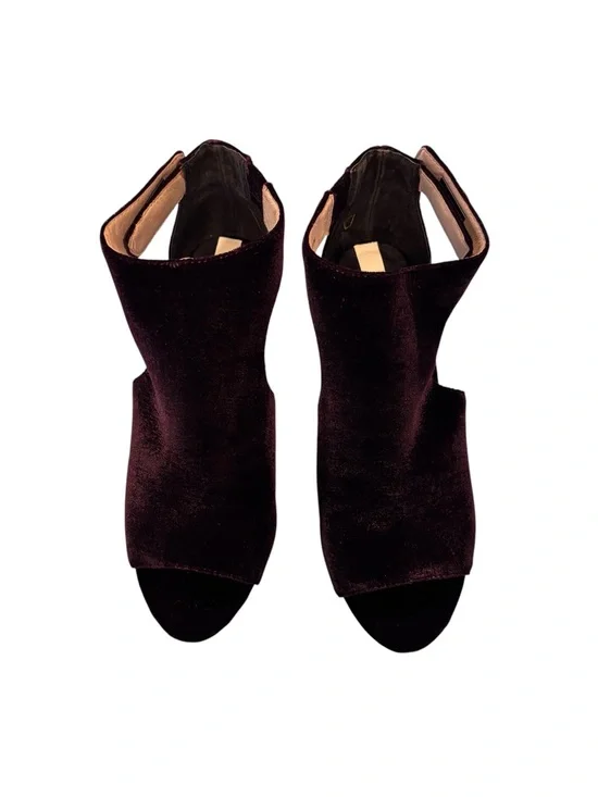 Matt Bernson Lyra Velvet Shooties in Plum