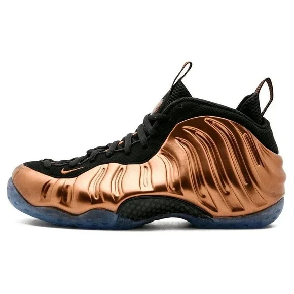 Nike Air Foamposite One Kids Size 6.5 Copper/Black Shoes Sneakers FZ0990-800