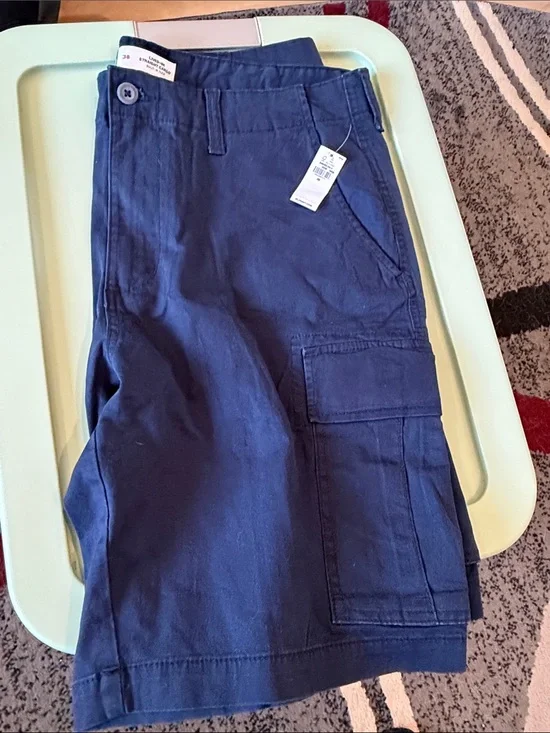 Old Navy Navy Blue Men's Cargo Shorts