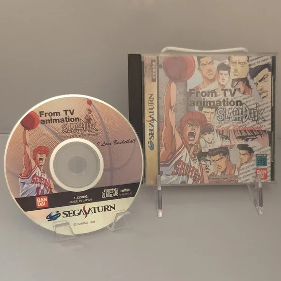 Slam Dunk: I Love Basketball (1995) - Sega Saturn (Japan Import) - CIB & Tested