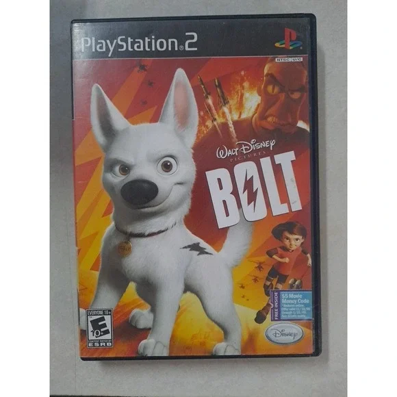 Disney Bolt PlayStation 2 PS2 Video Game NTSC U/C CIB Disney Interactive