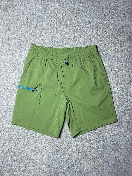 REI Co-op Trailmade Green Shorts Outdoor Hiking Backpacking 8