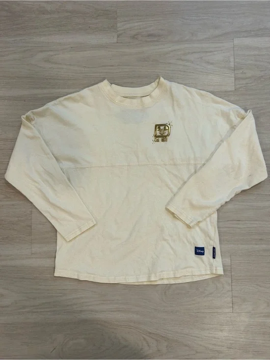 Disney World Cream and Gold Long Sleeve Spirit Jersey