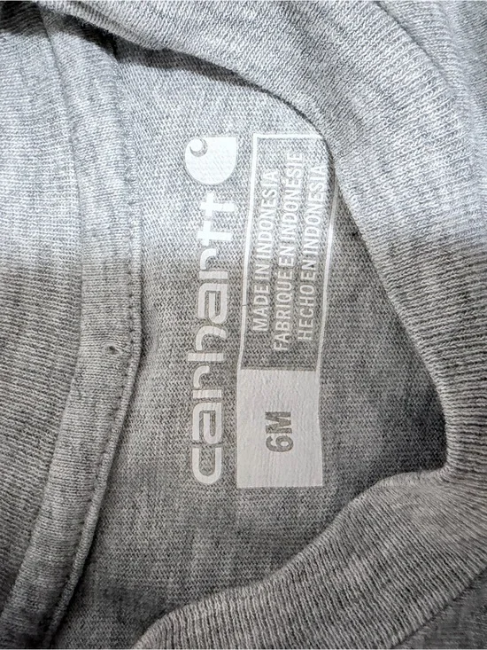 Carhartt Light Heather Gray Infant Crew Tee