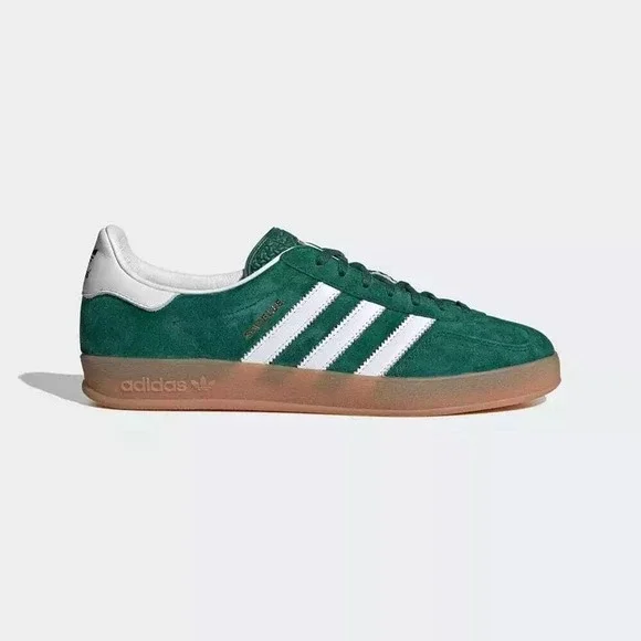11.5M - [NEW] Men's‎ adidas Gazelle Indoor Shoes Green IG1596