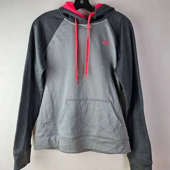 Under Armour Sweater Boys M 8-10 Gray Pullover Hoodie Sweatshirt Youth/Kids‎