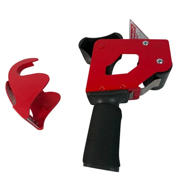 Scotch H180 Industrial Tape Dispenser Red Heavy‎ Duty Packing Gun Bundle