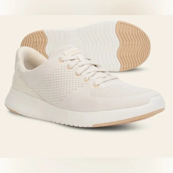 Kizik Hands Free Women’s Lima Casual Everyday Sneakers In White Crème Size 8.5