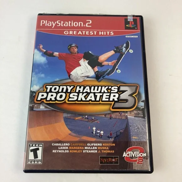 Tony Hawk's Pro Skater 3 (Sony)  2002 Pro Skater 3 Greatest Hits PlayStation 2
