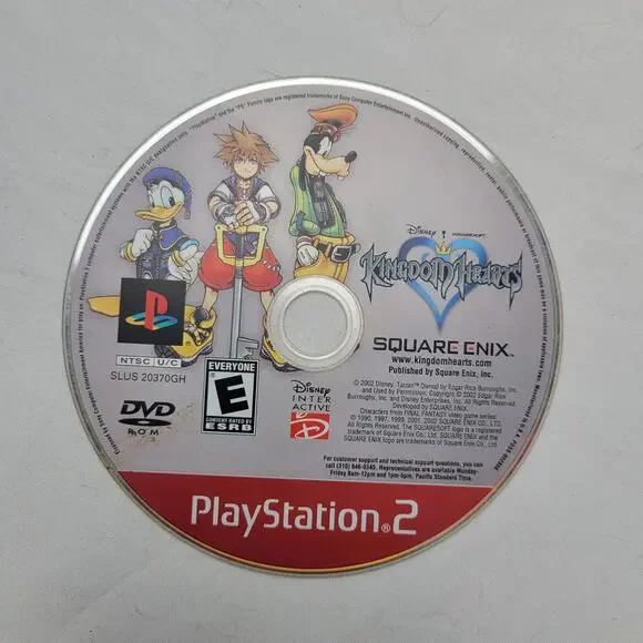 Kingdom Hearts Playstation 2 Disc