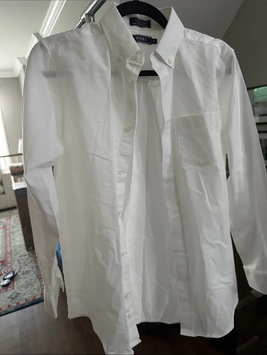 Izod NWOT White Button-Down Kids Shirt