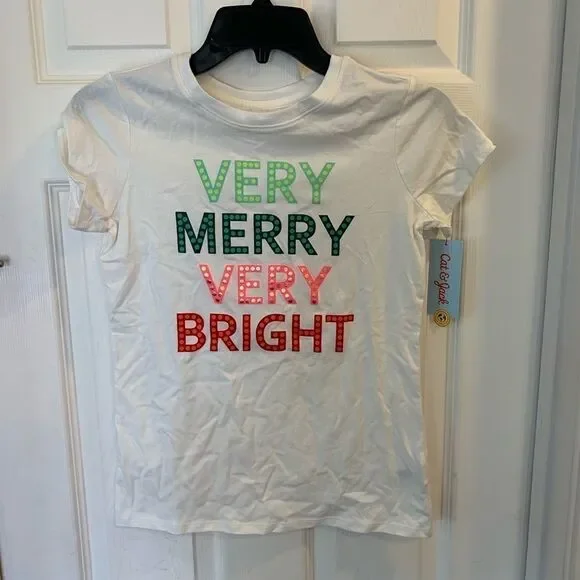 Very Merry Very Bright Christmas Tee