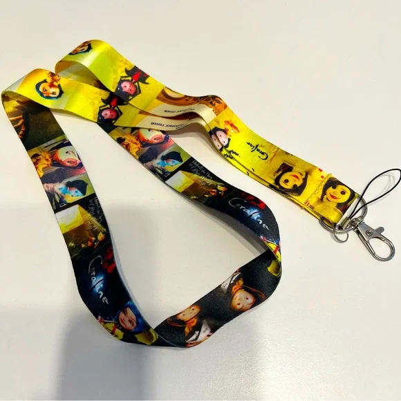 Coraline Pin Trading Lanyard w/Card Clip & Loop‎ (BRAND NEW!)