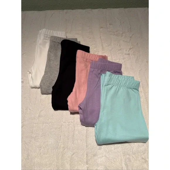 The Children's Place Girls Leggings Size 5T Lot Of Six