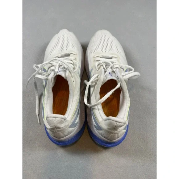Asics GT-2000 12 Womens Running Shoes White Blue Lime 1012B506 Size 9
