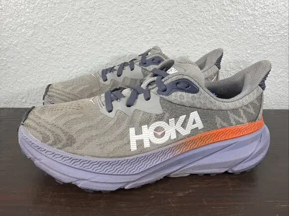 Hoka On One Challenger ATR 7 Grey Running Shoes Women’s Size 6.5 B 1134498 GYW