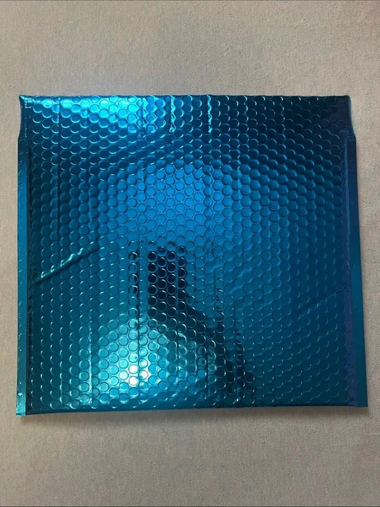 Metallic Blue Bubble Mailer Envelopes 10 pack