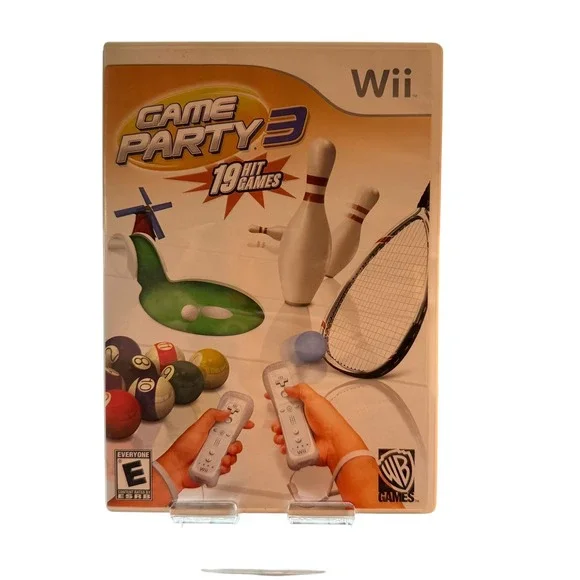Game Party 3 Nintendo Wii WB Games 19 Hit Games Complete CIB RVL-P-R3EE