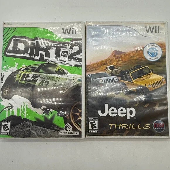 Wii Video Games‎ DIRT 2 and Jeep Thrills Bundle Racing Action Adventure