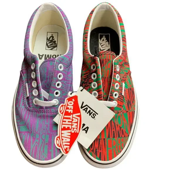 Vans x MoMA Faith Ringgold Era Women 8.5/M 7 NWT Woman Freedom Now Feminist Art