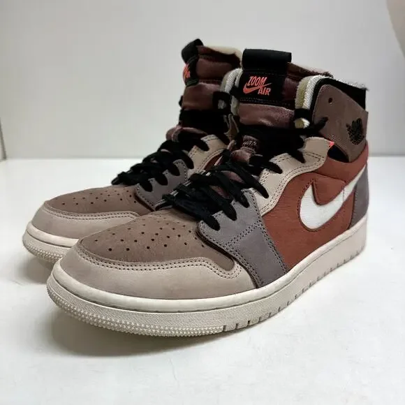 VGUC Nike WMNS Air Jordan 1 High Zoom Canyon Rust Basketball 2020 Women's 8.5