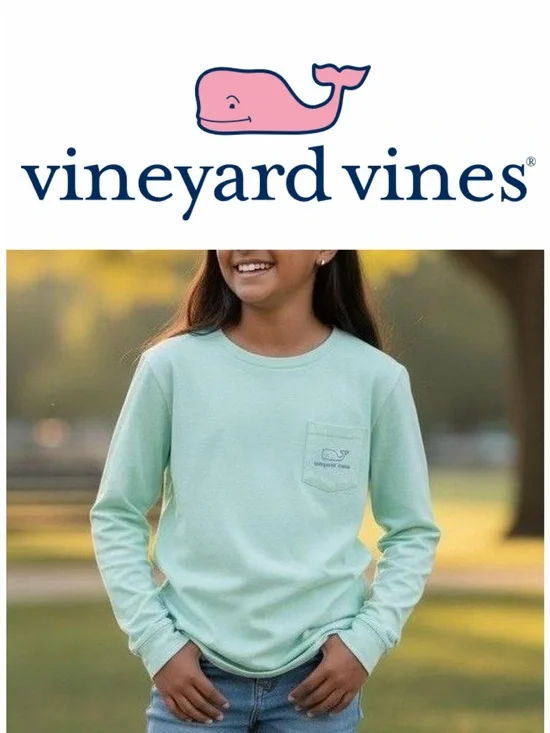 Vineyard Vines Long-Sleeve Pocket Tee