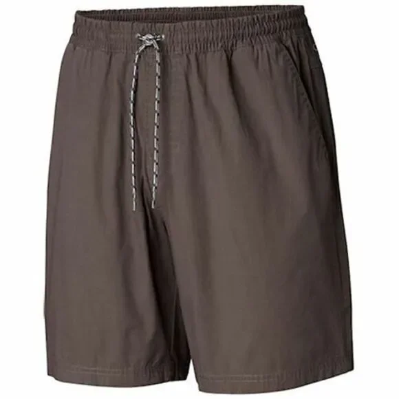 New Mens Shorts M Columbia Brown Gray Short NWT Casual Water UPF Drawstring