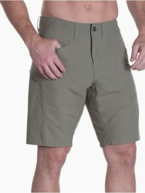 Kuhl Men's Olive Hybrid Mutiny River Shorts