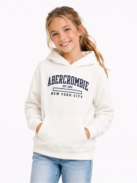 Abercrombie Kids Soft White Pullover