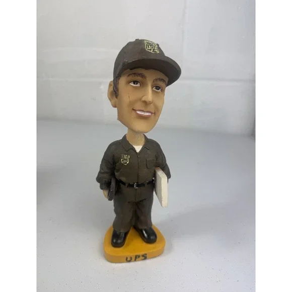UPS Bobble head Delivery Driver United Parcel Service vintage No Box