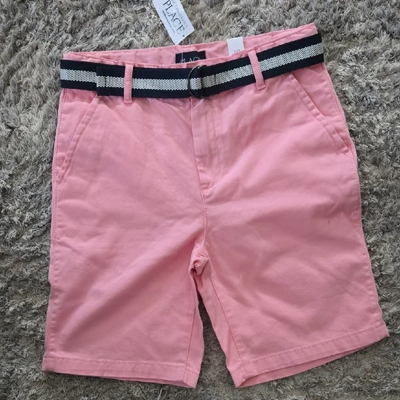 The Children's Place Pink Bermuda Shorts with Belt