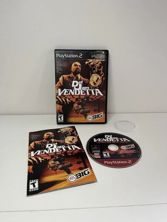 Def Jam Vendetta PlayStation 2 PS2 Black Label Complete With Manual CIB