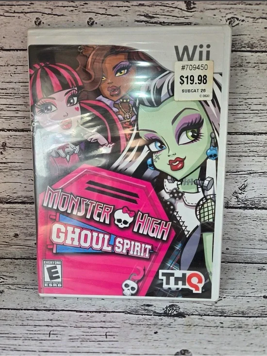 Monster High Ghoul Spirit (Nintendo Wii, 2011) New  SEALED
