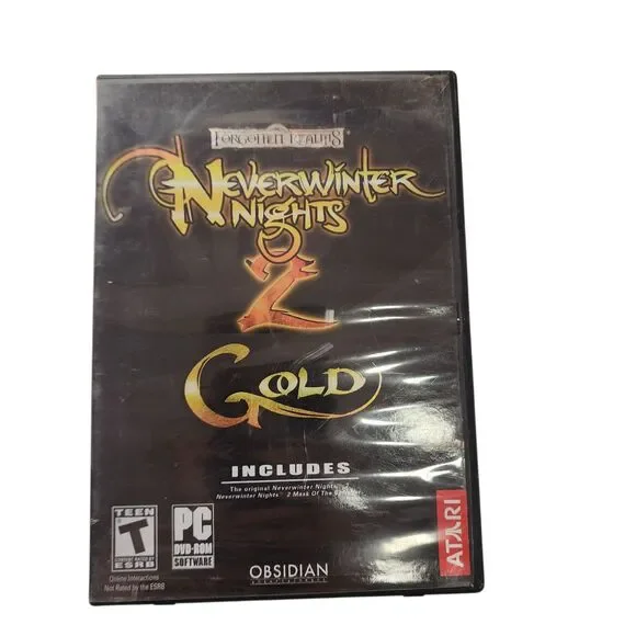 Neverwinter Nights‎ 2 Gold PC DVD Complete Atari RPG D&D Windows Game