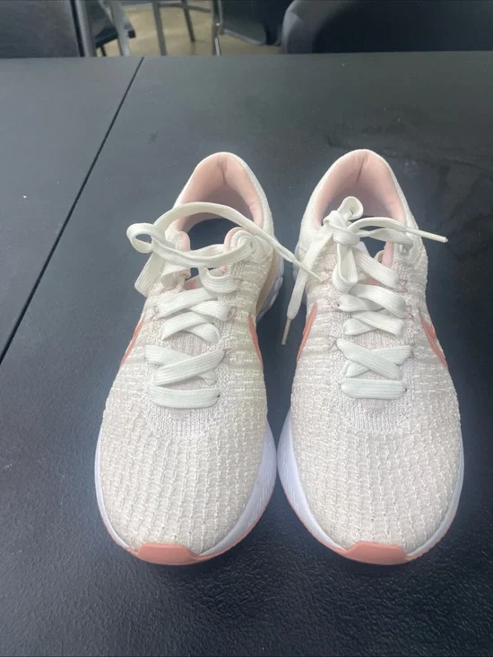 Nike Women’s Knit Running Sneakers - Pink/Cream