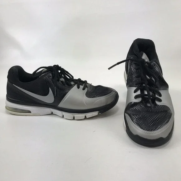 Nike Air Extreme Volley Black Silver Volleyball Shoes 442249-001 Women 9 EU 40.5