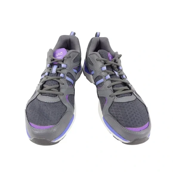 Ryka Revenant Wom 9.5 Grey Purple Walking Shoes Stability‎ Arch Support RE-ZORB