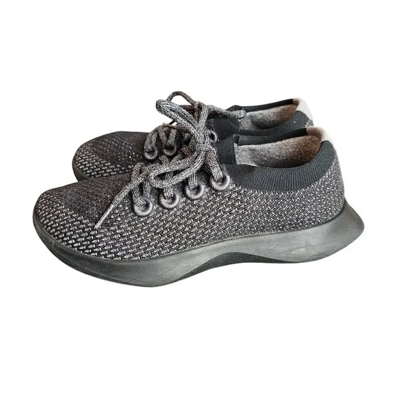 Allbirds Women's Tree Dasher 1 Running shoes Size‎ 8 Grey Black
