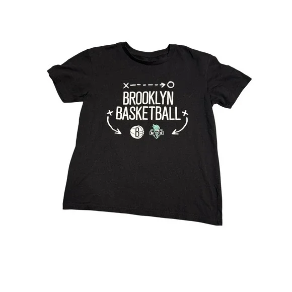 Brooklyn Basketball × Brooklyn Nets New York Liberty Black Shirt Size Small Kid
