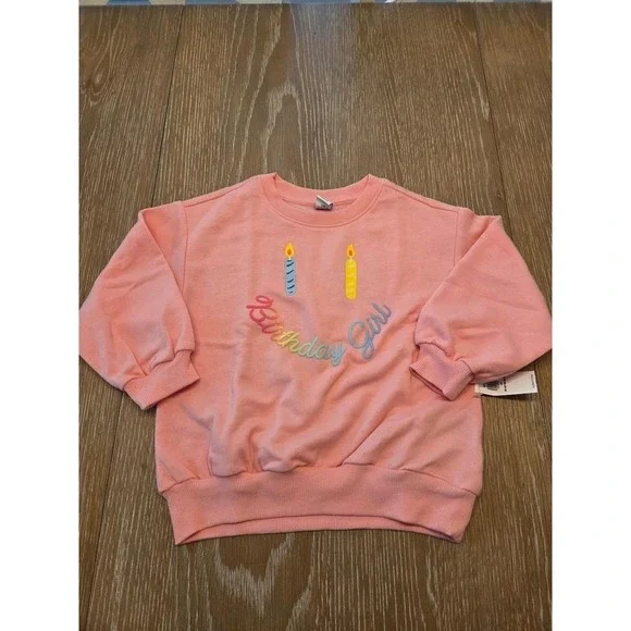Old navy toddler girl‎ birthday sweater 4t