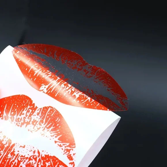 300 Red Lip Stickers
