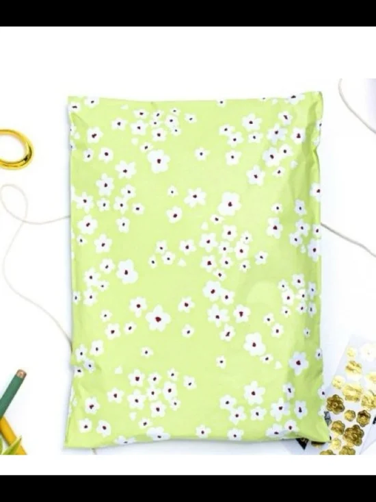 20 - 6x9 Floral Polymailers