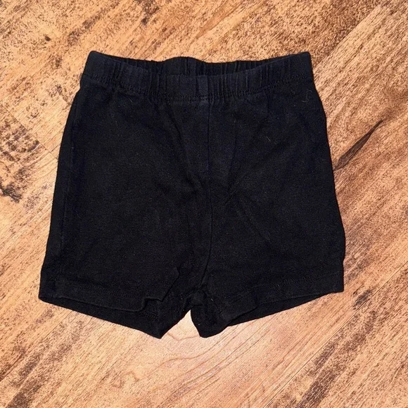 Classic Black Kids Bike Shorts 4t