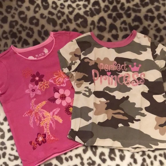 Children’s Place Pink Camo Top Bundle 12 months