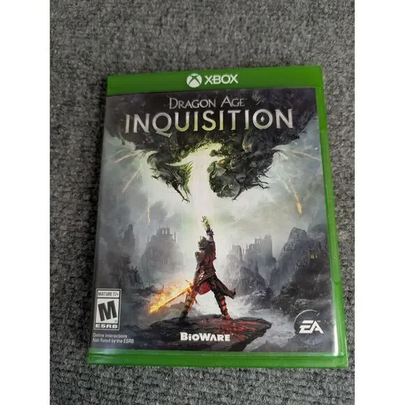 Dragon Age‎ Inquisition (2014 XBOX One) Game Disc & Cover Art TESTED/ WORKS