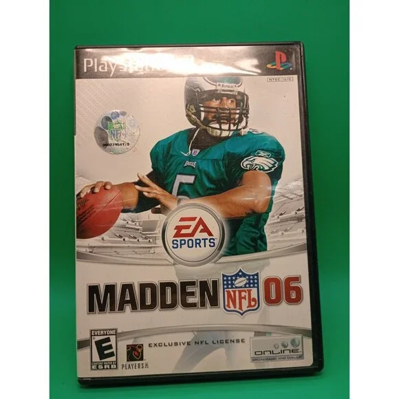 Ea Sports NFL 06 Madden PlayStation 2 DVD Video Game