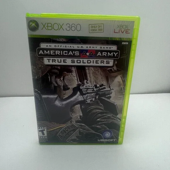 America's Army: True Soldiers (Microsoft Xbox 360, 2007) Complete W/ Manual
