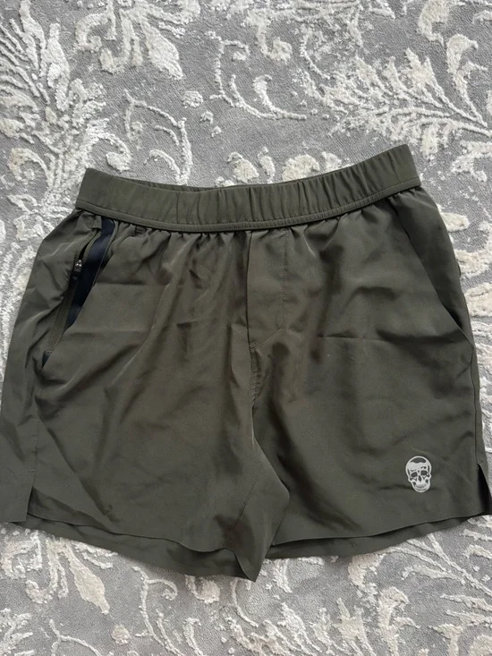 GymReapers Men's Olive Green Shorts