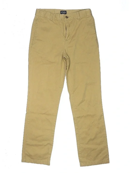 PLACE The Children's Place Tan Straight-Leg Chino Khakis