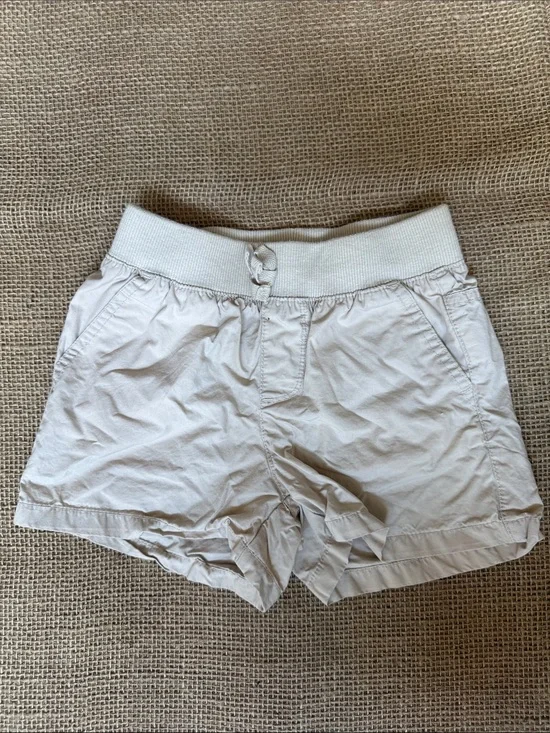 The Children's Place Cream Elastic Waist Shorts